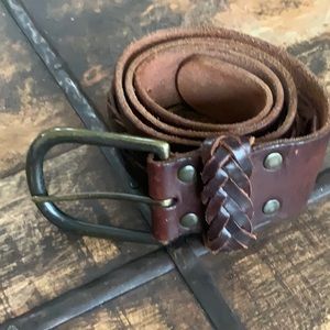 Brown Leather Belt